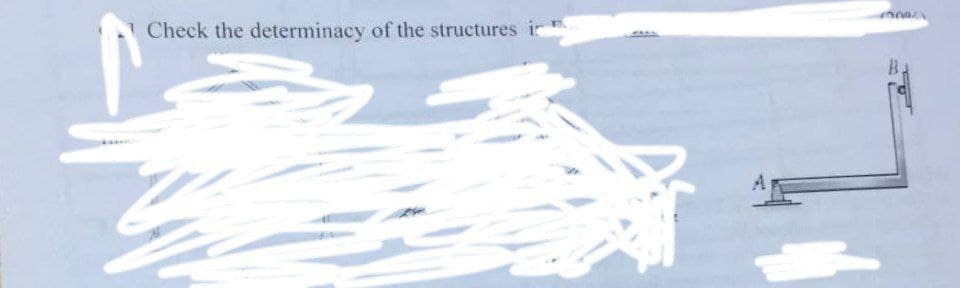 Check the determinacy of the structures i
63287