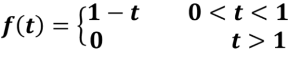 1
- t
0 <t<1
f(E) = {C
t > 1
