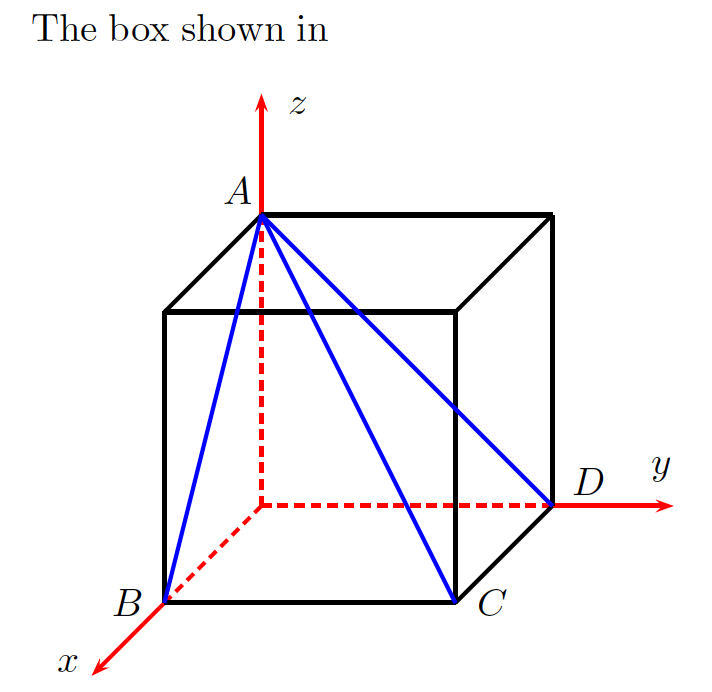 The box shown in
A
D
B
--- -- ---
