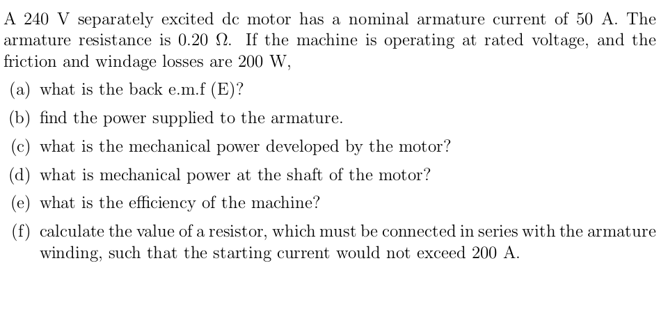 achine is operating at rated voltage
