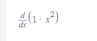 d(1-x²)