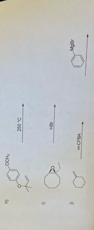 C
LOCH3
250 °C
HBr
})
m-CPBA
MgBr