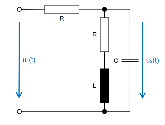 u1(t)
R
R
L
C
U2(t)