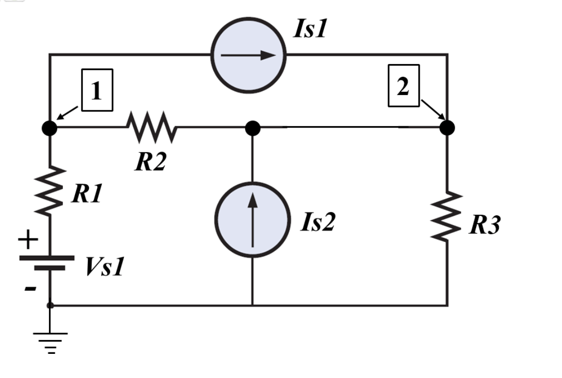 Isl
2
1
R2
R1
Is2
R3
+
Vsl
