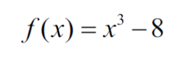 f(x)=x²³ -8