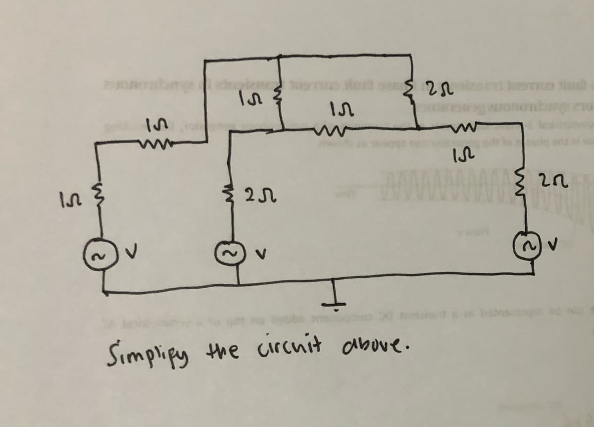 ΙΩΣ
Dob
V
Is
pience then
Is
25
od 25
15
I
Simplify the circuit above.
15
202