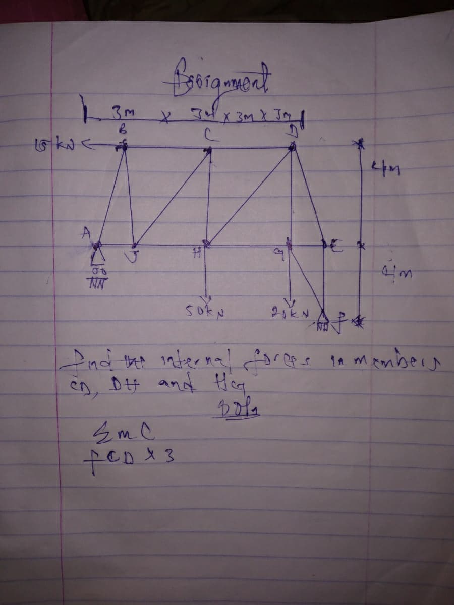 3m
X34x3MX Jm
NA
SORN
2kN
Dnd the internal ores la m embern
en, DH and Haa
