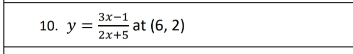 Зх-1
10. у 3
at (6, 2)
2х+5
