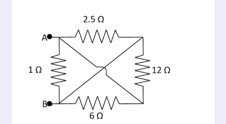 2.5 O
A
ww
10
12 Q
B.
6Ω
ww
