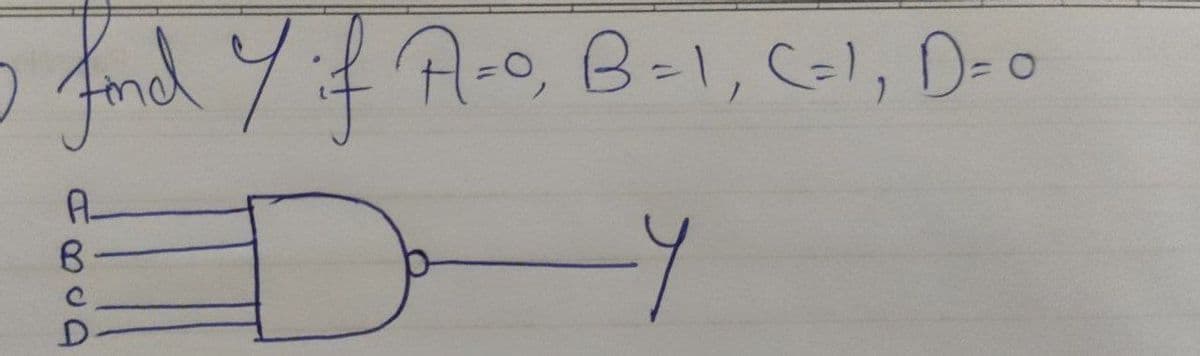 And Y: A-o, B-1, C=), D-o
A-
