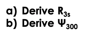 a) Derive R35
b) Derive 300