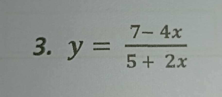 7-4x
3. у %3
5+ 2x
