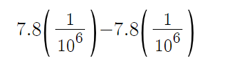 1
7.8( 1 ) 7.8( 13 )
106
106