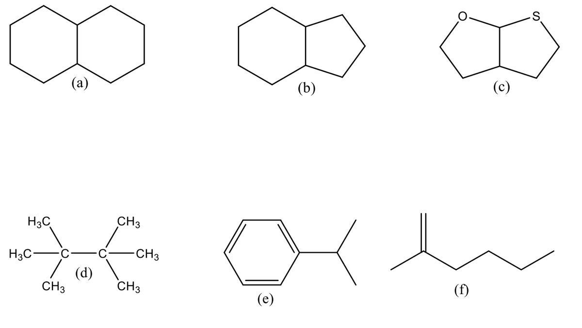 (а)
(b)
(с)
H3C
CH3
H3C-
-CH3
(d)
CH3
CH3
(f)
(е)
