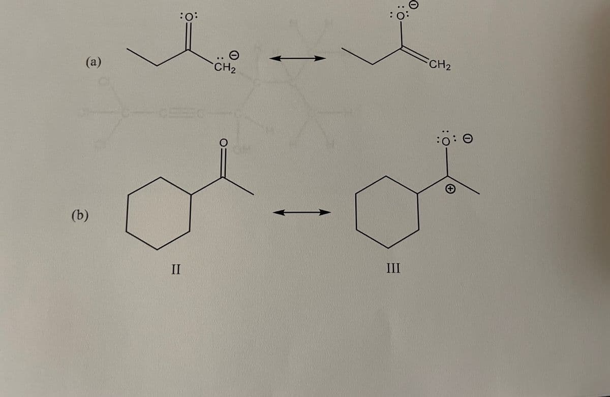 :O:
CH2
(a)
CH2
O:
(b)
III
II
