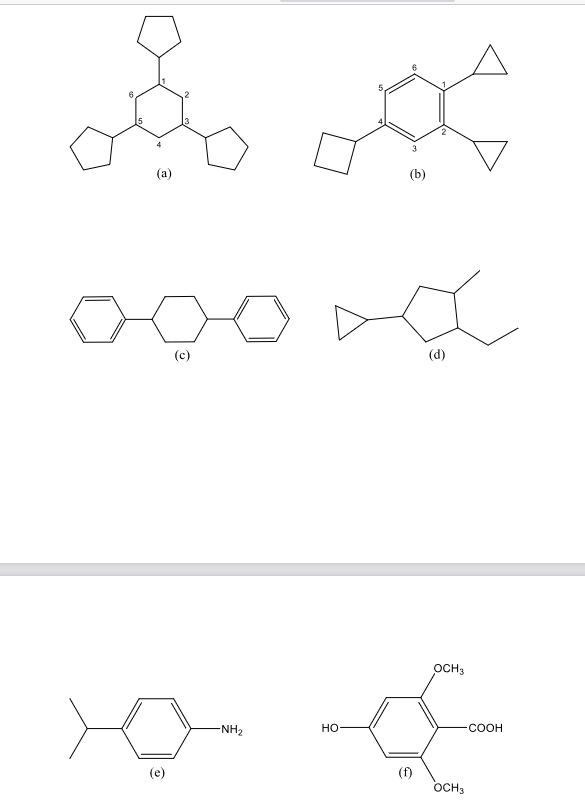 (а)
(b)
(с)
(а)
OCH3
-NH2
но
COOH
(е)
(f)
OCH3
