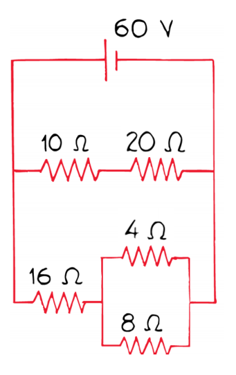 60 V
10 N
20 N
16 N
