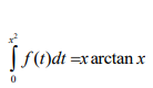 SS()dt =x arctan x
