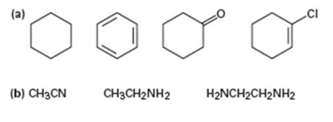 (a)
.CI
(b) CH3CN
CH3CH2NH2
H2NCH2CH2NH2
