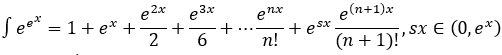 e2x
+
2
S e* = 1+ e* +
e(n+1)x
+esx .
(n + 1)!'
enr
+
....
6
п!
sx € (0, e*)
