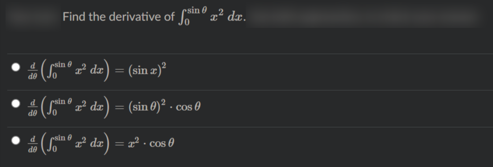 rsin 0
(m® ² dz) = (sin æ)²
d
rsin 0
de
rsin 0
x² dx)
(sin 0)² · cos 0
de
rsin 0
(S® ² dæ) = x² • cos 0
d
OP
