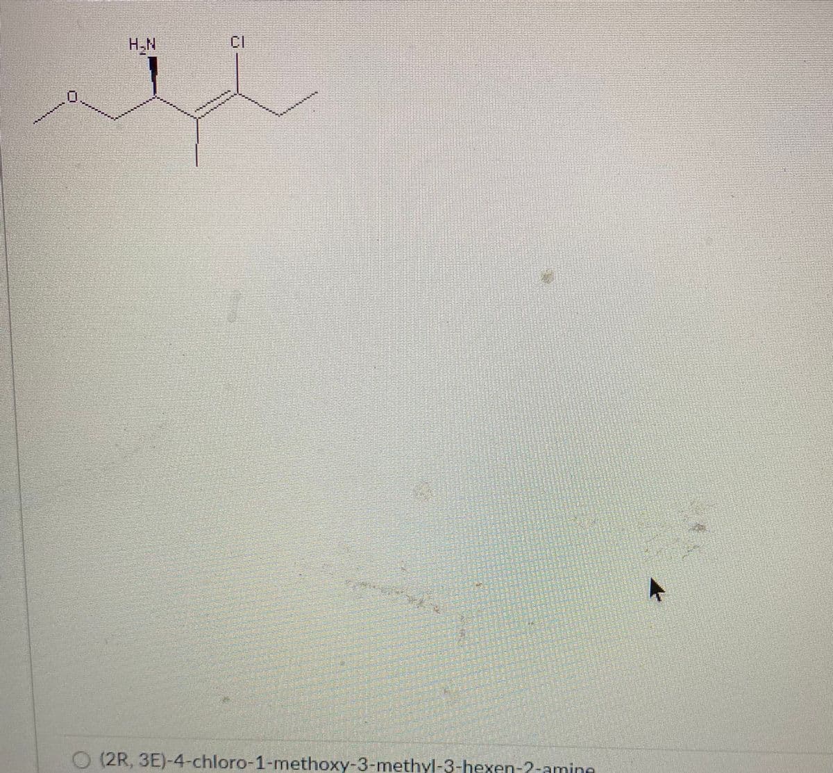 H.N
CI
口
(2R, 3E)-4-chloro-1-methoxy-3-methyl-3-hexen-2-amine
