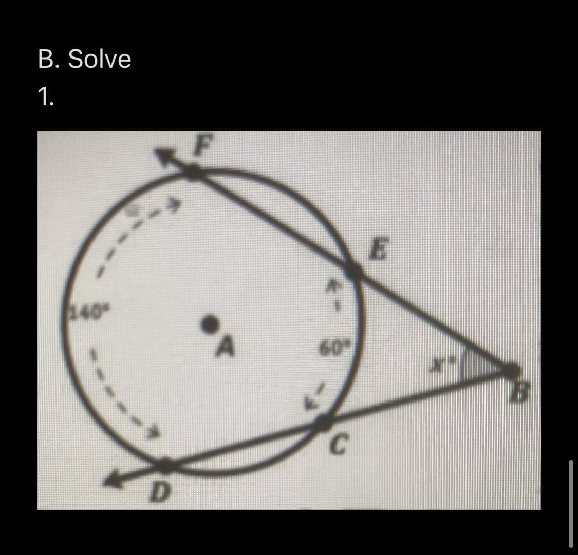 B. Solve
1.
140
60
C.
D.
