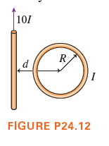 |101
R
d
I
FIGURE P24.12
