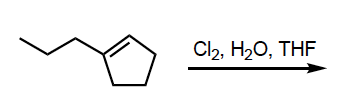 Cl2, H20, THF
