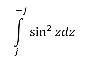 アー
sin² zdz