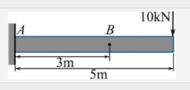 10kN|
|A
В
3m
5m
