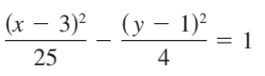 (х — 3)? (у — 1)2
= 1
25
4
