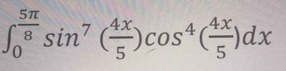 4x
4x
sin7
Ocos
8.
