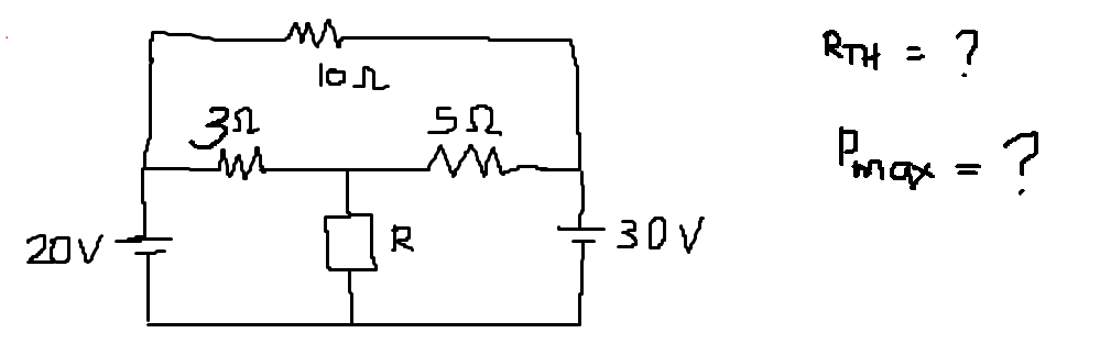 20V
31
los
R
50
+30V
RTH
Pmax
7
=?