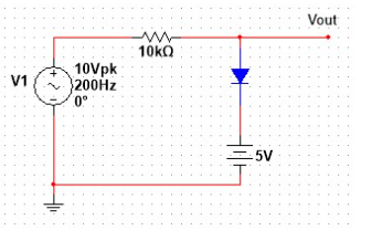 V1
{+?
10Vpk
200Hz
0°
m
10kQ
--5V
J
Vout