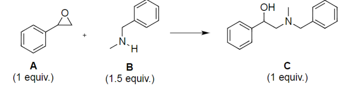 A
(1 equiv.)
н
B
(1.5 equiv.)
ОН
C
(1 equiv.)