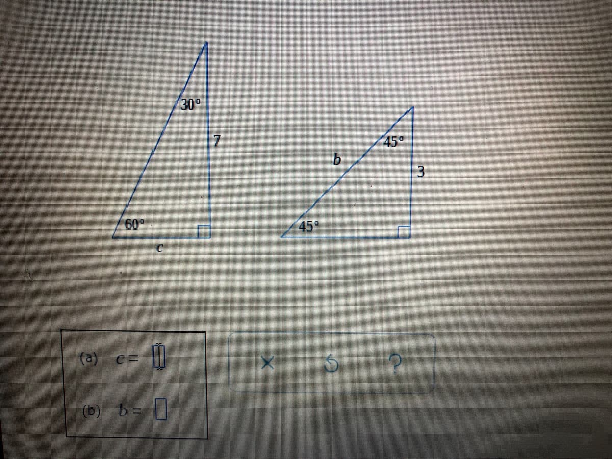 30°
45°
b
609
45°
(a)
(b)
b =|
9.
