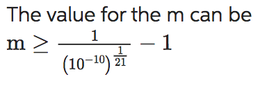 The value for the m can be
m>
- 1
1
(10-19)