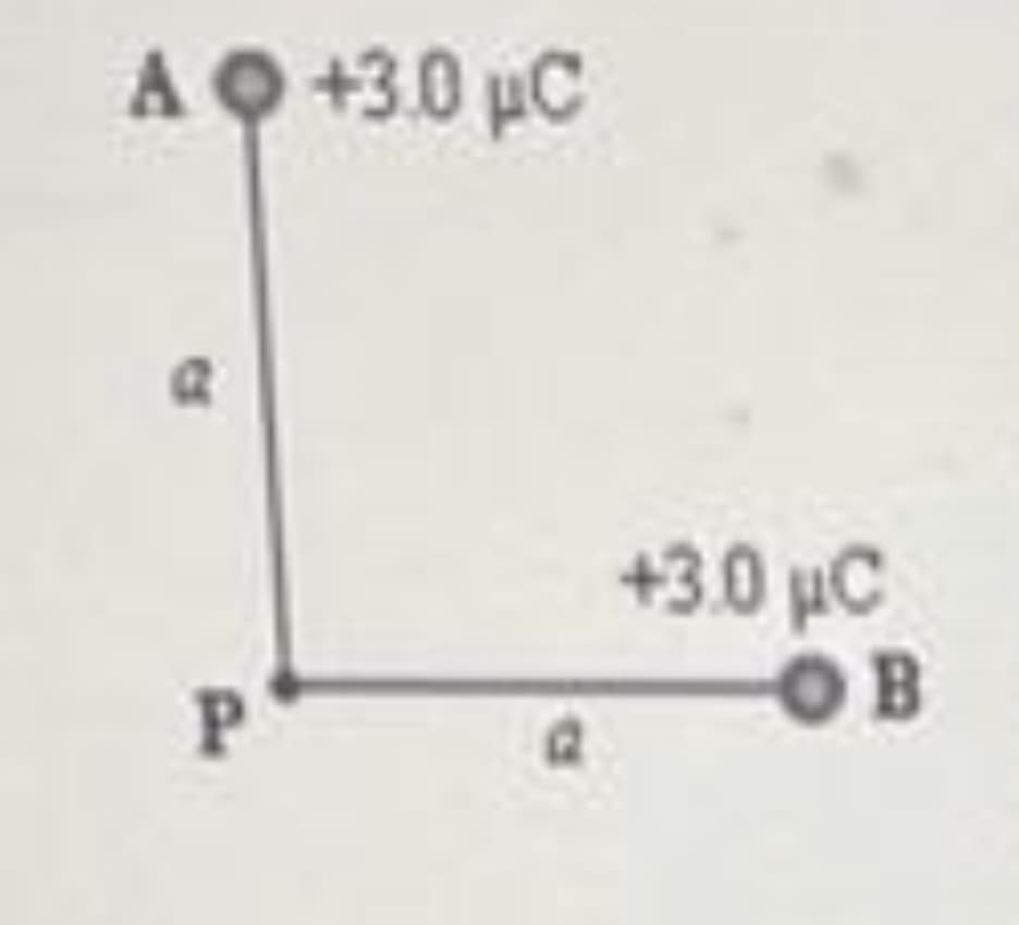 А A Q +30 μC
P
+30 C
ов
B