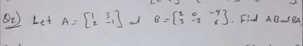 De Let A=
Fid A Bad BA
al
B.
