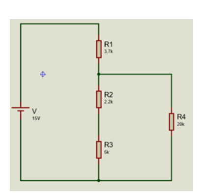 R1
3.7k
R2
22k
V
R4
15V
20k
R3
Sk
