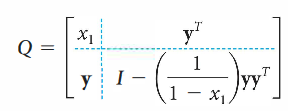 y"
X1
Q =
1
I
1 – x1.
yy"
y
|
