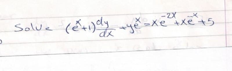 (é) ー
-ZX
-xe +Xe t5
Solve
