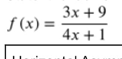 Зх +9
f (x) =
4х + 1
