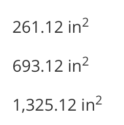 261.12 in?
693.12 in?
1,325.12 in?
