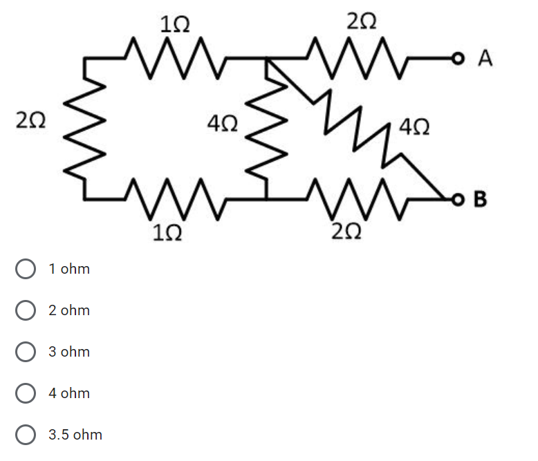 10
20
-o A
20
oB
10
20
O 1 ohm
2 ohm
3 ohm
4 ohm
3.5 ohm
