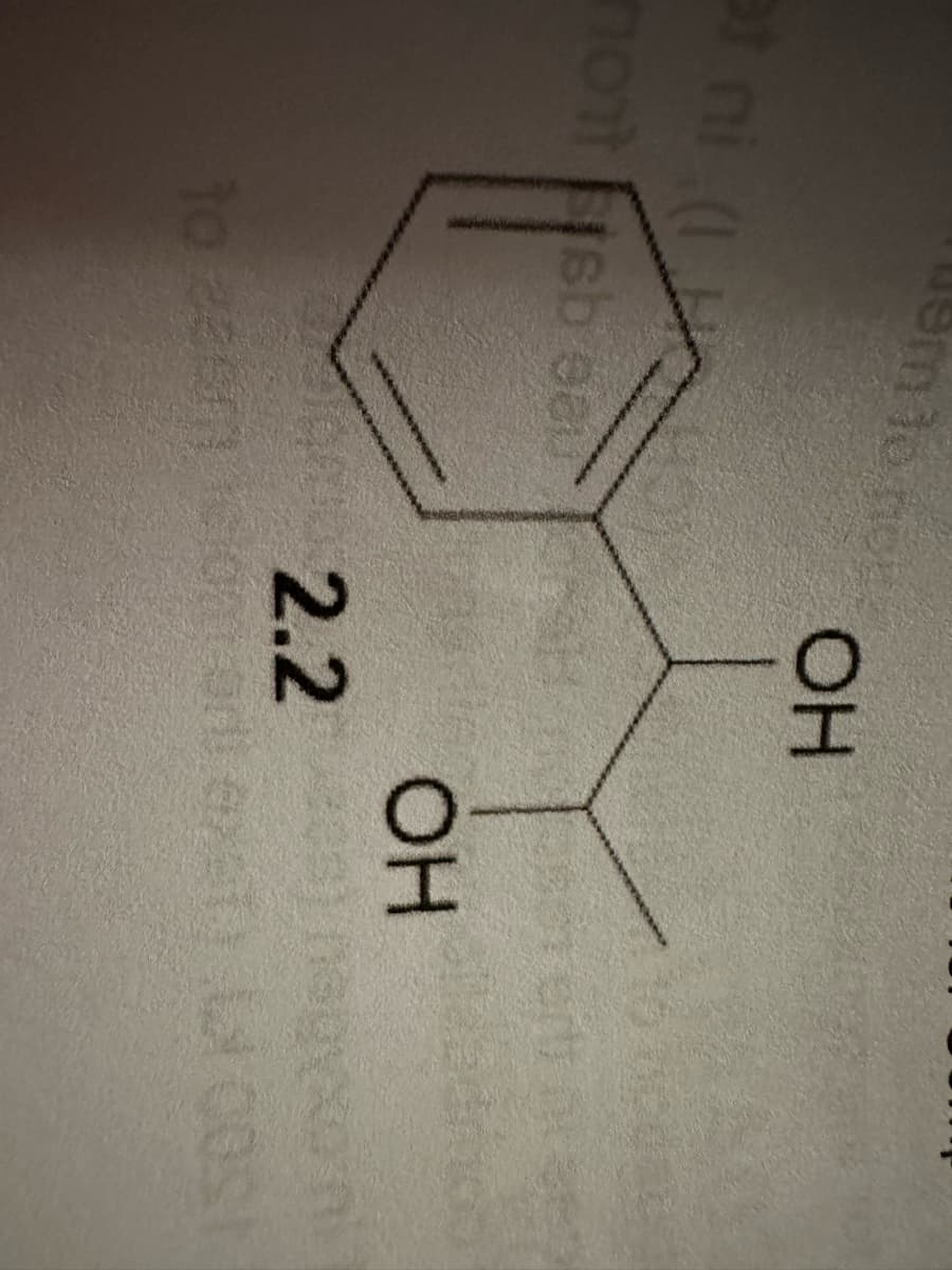 em to no
OH
nost sisb eau H
ОН
2.2
to zasm islomari exeta. Lat 001