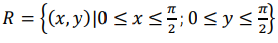 R = {cx,y)]0 < x <;:0 sys
