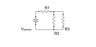 V source
R1
R2
R3