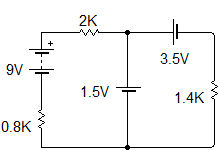 9V
ㅏㅏ
0.8K
2K
1.5V
3.5V
1.4K